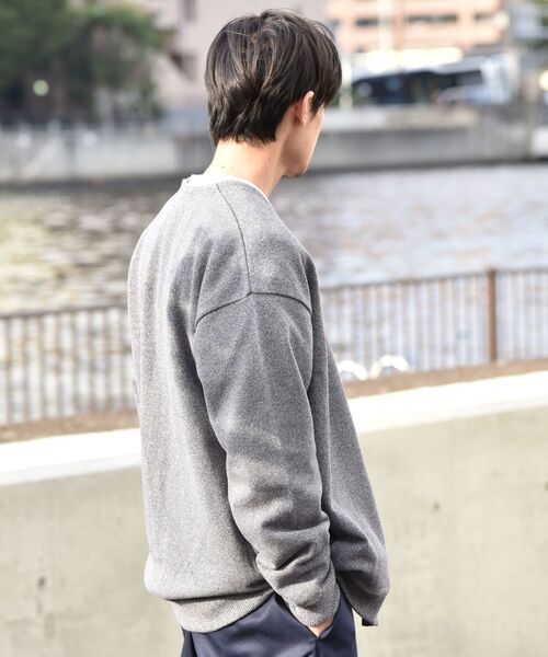 crepuscule(クレプスキュール)の「【SHIPS別注】crepuscule: LIGHT MOSS STITCH カーディガン(カーディガン/ボレロ・メンズ・グリーン/ライトブルー・1/2)」の16枚目の写真