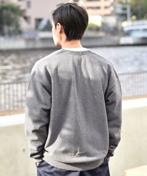 crepuscule(クレプスキュール)の「【SHIPS別注】crepuscule: LIGHT MOSS STITCH カーディガン(カーディガン/ボレロ・メンズ・グリーン/ライトブルー・1/2)」の11枚目の写真