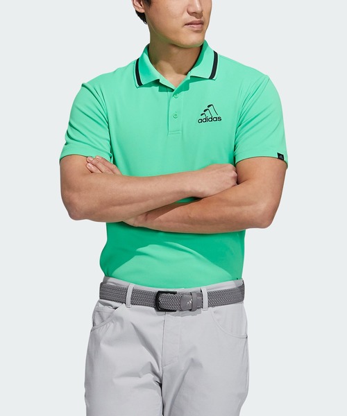 新品　adidas パフスリーブポロ【adidas Golf/アディダスゴルフ】 セール】ULT365 PRIMEKNITパフスリーブポロ【adidas Golf/アディダス