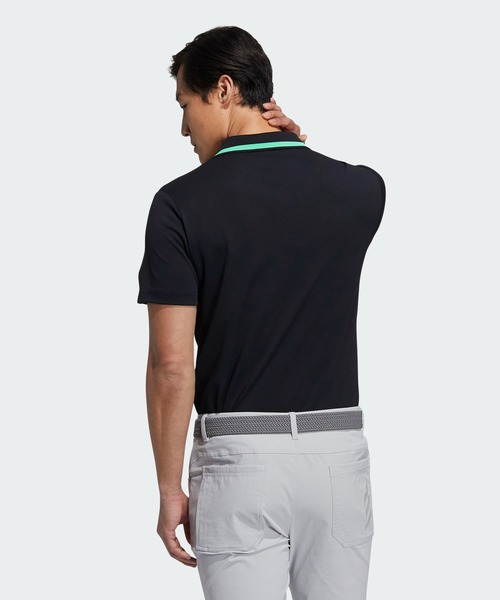 アイアンアディダスロゴ半袖ポロ【adidas Golf/アディダスゴルフ】