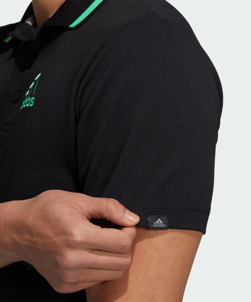 アイアンアディダスロゴ半袖ポロ【adidas Golf/アディダスゴルフ】