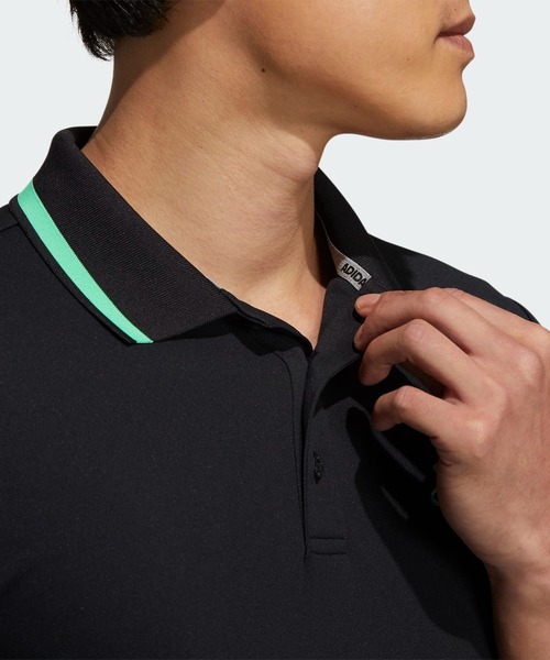 アイアンアディダスロゴ半袖ポロ【adidas Golf/アディダスゴルフ】