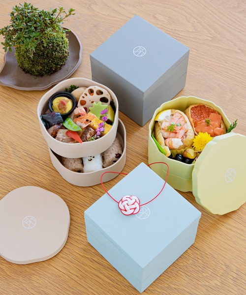 セール】MILKスクエア2段重箱 / 217635（お弁当箱）｜LAKOLE（ラコレ