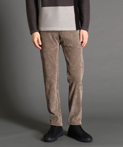 NICOLE CLUB FOR MEN（ニコルクラブフォーメン）の「【21年モデル】ストレッチカルゼコールアラカルトパンツ（その他パンツ・メンズ・ブラック/ブラック系その他/ライトベージュ/モカ・X-LARGE/SMALL/MEDIUM/LARGE）」の4枚目の写真