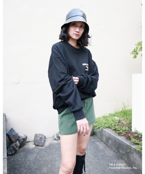 FIG&VIPER(フィグアンドバイパー)の「BETTYコラボハートZombiePO(Tシャツ/カットソー・レディース・ブラック/ホワイト/ピンク・FREE)」の4枚目の写真
