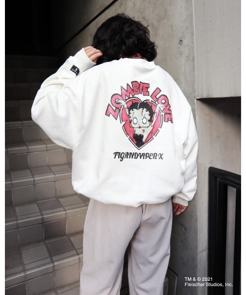 FIG&VIPER(フィグアンドバイパー)の「BETTYコラボハートZombiePO(Tシャツ/カットソー・レディース・ブラック/ホワイト/ピンク・FREE)」の15枚目の写真