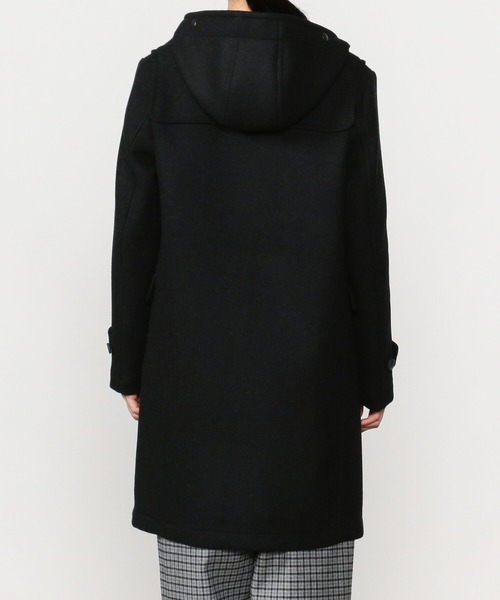 SCYE BASICS（サイベーシックス）の「【SCYE BASICS】ウールメルトン ダッフルコート WOMEN（ダッフルコート・レディース・チャコール・38）」の7枚目の写真