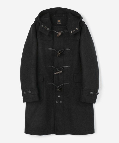 SCYE BASICS（サイベーシックス）の「【SCYE BASICS】ウールメルトン ダッフルコート WOMEN（ダッフルコート・レディース・チャコール・38）」の8枚目の写真