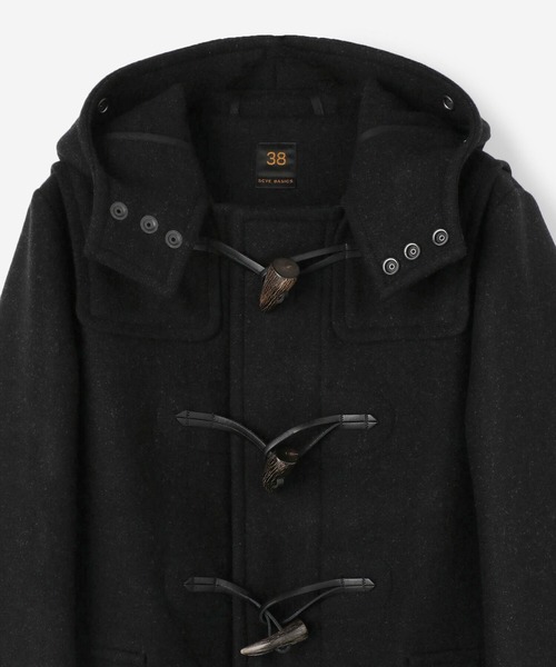 SCYE BASICS（サイベーシックス）の「【SCYE BASICS】ウールメルトン ダッフルコート WOMEN（ダッフルコート・レディース・チャコール・38）」の10枚目の写真