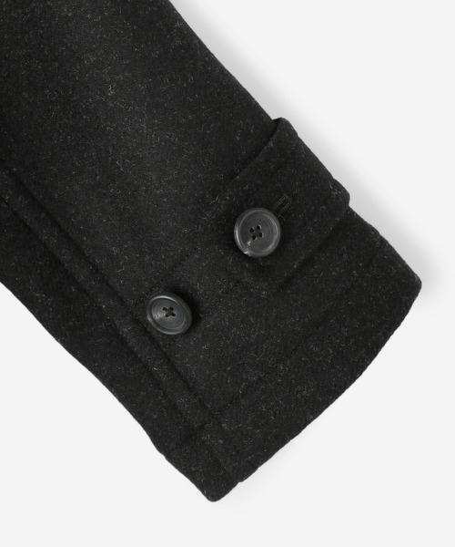 SCYE BASICS（サイベーシックス）の「【SCYE BASICS】ウールメルトン ダッフルコート WOMEN（ダッフルコート・レディース・チャコール・38）」の12枚目の写真