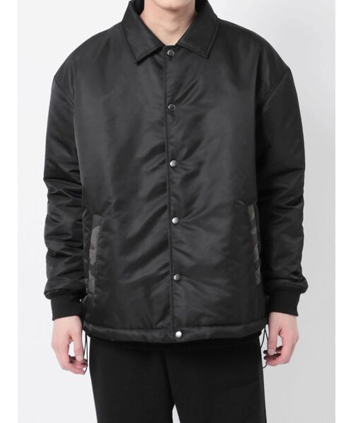 COTORICA（コトリカ）の「ミリタリーコーチジャケット（ブルゾン・メンズ・ブラック/カーキ・MEDIUM/LARGE）」の4枚目の写真