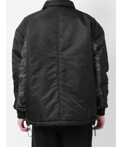 COTORICA（コトリカ）の「ミリタリーコーチジャケット（ブルゾン・メンズ・ブラック/カーキ・MEDIUM/LARGE）」の6枚目の写真