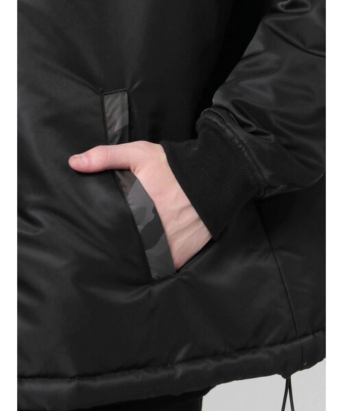 COTORICA（コトリカ）の「ミリタリーコーチジャケット（ブルゾン・メンズ・ブラック/カーキ・MEDIUM/LARGE）」の9枚目の写真