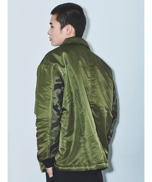 COTORICA（コトリカ）の「ミリタリーコーチジャケット（ブルゾン・メンズ・ブラック/カーキ・MEDIUM/LARGE）」の21枚目の写真