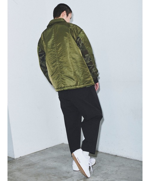 COTORICA（コトリカ）の「ミリタリーコーチジャケット（ブルゾン・メンズ・ブラック/カーキ・MEDIUM/LARGE）」の22枚目の写真