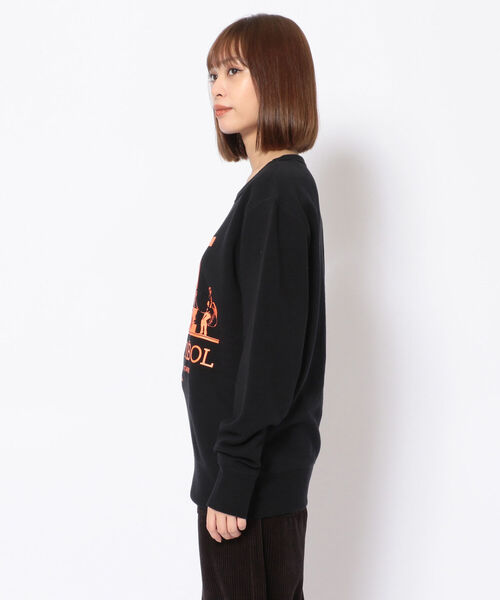 Kare/ME（カーミー）の「Kare/ME（カーミー）H MM クルーネック（スウェット・レディース・ホワイト/ブラック・MEDIUM/SMALL/LARGE）」の4枚目の写真