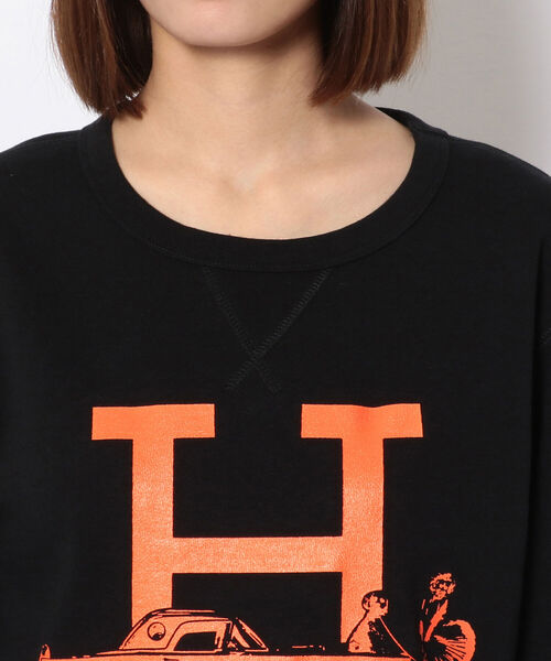 Kare/ME（カーミー）の「Kare/ME（カーミー）H MM クルーネック（スウェット・レディース・ホワイト/ブラック・MEDIUM/SMALL/LARGE）」の5枚目の写真