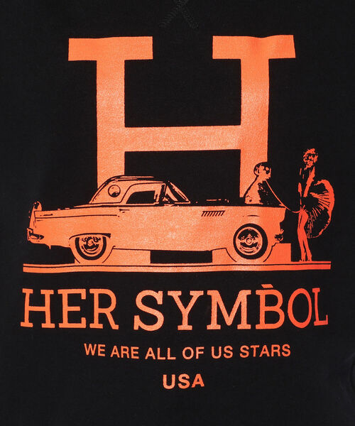 Kare/ME（カーミー）の「Kare/ME（カーミー）H MM クルーネック（スウェット・レディース・ホワイト/ブラック・MEDIUM/SMALL/LARGE）」の6枚目の写真