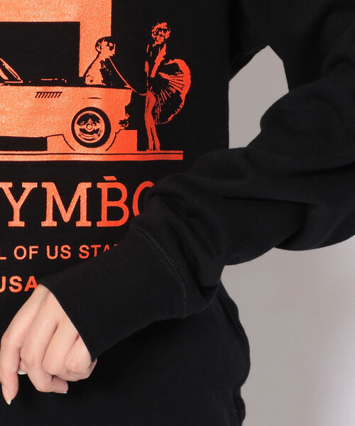 Kare/ME（カーミー）の「Kare/ME（カーミー）H MM クルーネック（スウェット・レディース・ホワイト/ブラック・MEDIUM/SMALL/LARGE）」の7枚目の写真