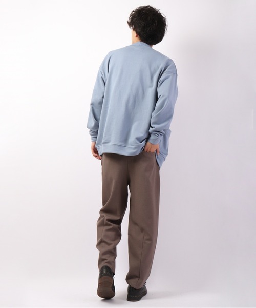 SUGGESTION（サジェッション）の「【SUGGESTION】引き揃え起毛 チャイナスウェット ルーズカーディガン（カーディガン/ボレロ・メンズ・セージグリーン/グレイッシュブルー/チャコール・M/L）」の19枚目の写真