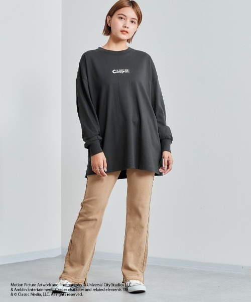 cepo（セポ）の「【CASPER】キャスパー×cepoコラボ　ハロウィンバックプリントロンＴｅｅ（Tシャツ/カットソー・レディース・ホワイト/ブラック・M）」の11枚目の写真