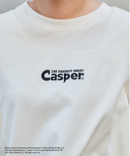 cepo（セポ）の「【CASPER】キャスパー×cepoコラボ　ハロウィンバックプリントロンＴｅｅ（Tシャツ/カットソー・レディース・ホワイト/ブラック・M）」の7枚目の写真
