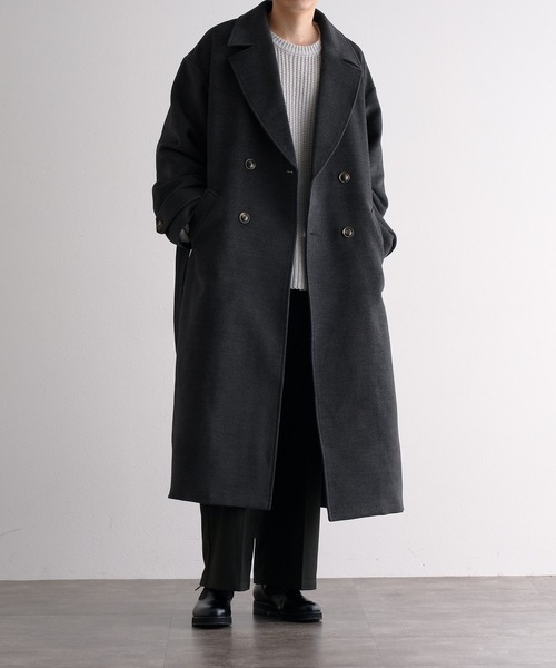 epnok（エプノック）の「5G畔編みルーズニット（ニット/セーター・メンズ・ライトグレー/ブラック/グレイッシュブルー・SMALL/MEDIUM/LARGE）」の11枚目の写真