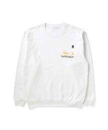 TOGA VIRILIS Flock print sweatshirt トーガ ヴィリリース