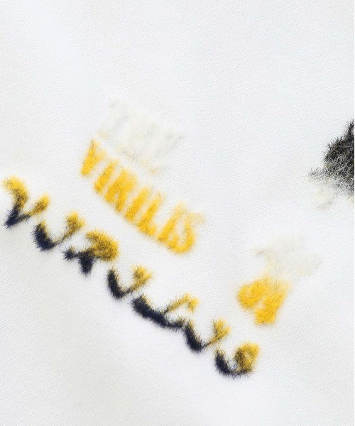 TOGA VIRILIS（トーガ ビリリース）の「TOGA VIRILIS Flock print sweatshirt トーガ ヴィリリース（スウェット・メンズ・ホワイト/ネイビー・48/46）」の5枚目の写真