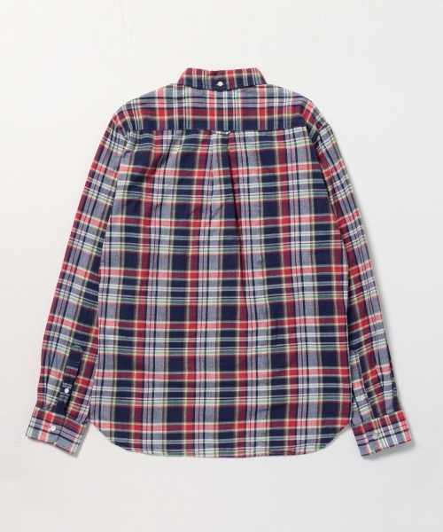 BEAMS PLUS（ビームスプラス）の「BEAMS PLUS / マドラスチェック BDシャツ（シャツ/ブラウス・メンズ・ピンク/ネイビー/レッド・X-SMALL/SMALL/XX-LARGE/MEDIUM/LARGE/X-LARGE）」の21枚目の写真