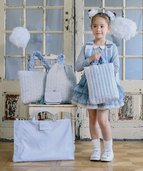 フリルレッスンバッグ【シナモロール/マイメロディ/ハローキティ/無地