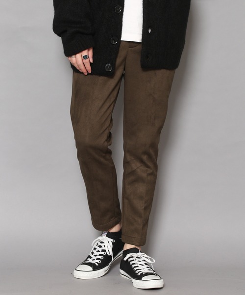 【セール】bling leads/スエードダンボールスリムテーパードパンツ（スラックス）｜Bling Leads（ブリングリーズ）