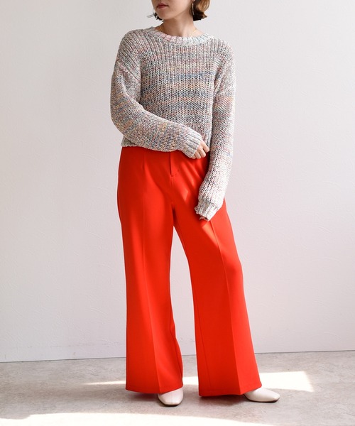 セール ミックスカラーニットトップス ニット セーター Lhelbie レルビエ のファッション通販 Zozotown