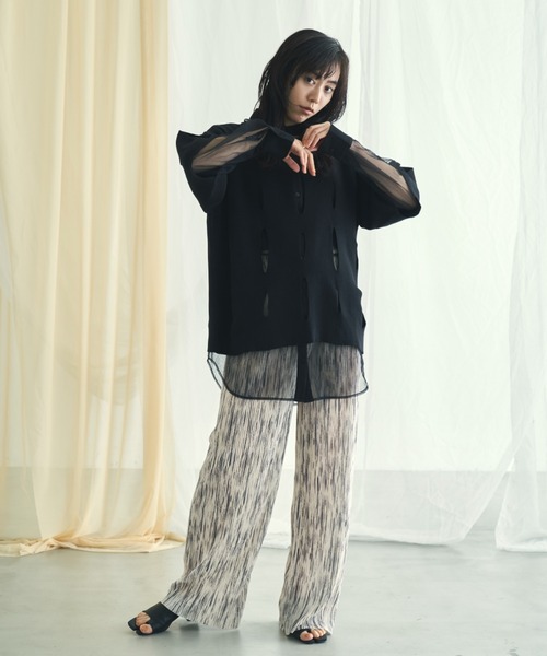 VACANCY(ヴァカンシー)の「グレーターホールオーバーニット(ニット/セーター・レディース・ホワイト/ブラック/ピンク/ブルー/ライトグリーン・FREE)」の19枚目の写真