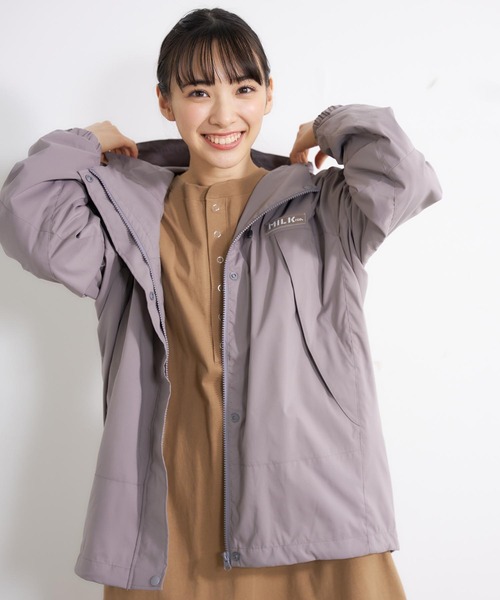MILKFED.（ミルクフェド）の「BACK LOGO MOUNTAIN PARKA（ブルゾン・レディース・ブラック/グレー/レッド/オフホワイト・S/M）」の20枚目の写真