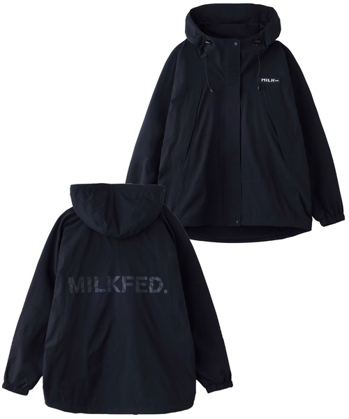 MILKFED.（ミルクフェド）の「BACK LOGO MOUNTAIN PARKA（ブルゾン・レディース・ブラック/グレー/レッド/オフホワイト・S/M）」の18枚目の写真