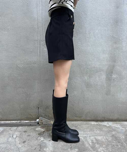 MAJESTIC LEGON（マジェスティックレゴン）の「classicショートパンツ（その他パンツ・レディース・ブラック/ネイビー/アイボリー・MEDIUM）」の9枚目の写真