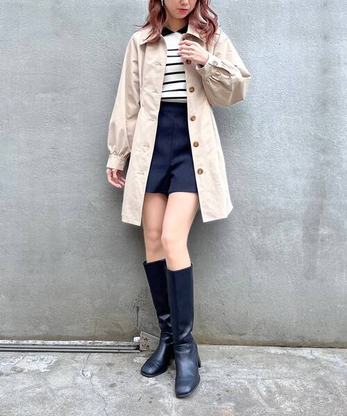 MAJESTIC LEGON（マジェスティックレゴン）の「classicショートパンツ（その他パンツ・レディース・ブラック/ネイビー/アイボリー・MEDIUM）」の21枚目の写真