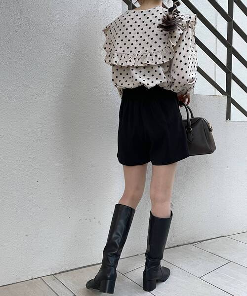 MAJESTIC LEGON（マジェスティックレゴン）の「classicショートパンツ（その他パンツ・レディース・ブラック/ネイビー/アイボリー・MEDIUM）」の11枚目の写真