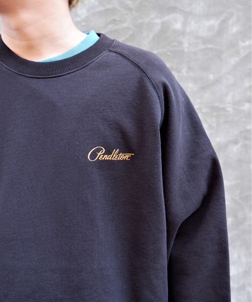 PENDLETON(ペンドルトン)の「PENDLETON/ペンドルトン Raglan Back Print Sweat Pullover ラグランバックプリントスウェットプルオーバー 2175-7008(スウェット・メンズ・ブラック/ブルー/アイボリー・MEDIUM/LARGE)」の19枚目の写真