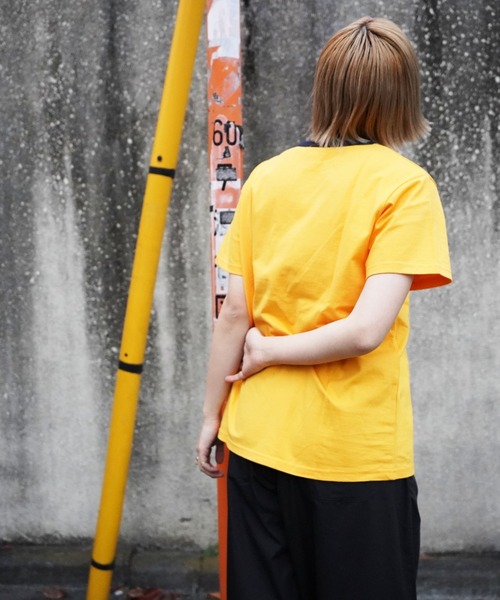 AVIREX（アヴィレックス）の「【WEB&DEPOT限定】AVIREX RINGER T-SHIRT/ アヴィレックス リンガーティーシャツ（Tシャツ/カットソー・レディース・イエロー/ブラック/ホワイト・FREE）」の7枚目の写真