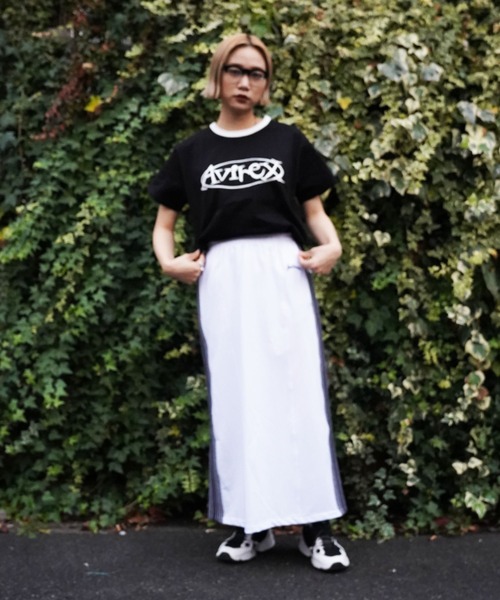 AVIREX（アヴィレックス）の「【WEB&DEPOT限定】AVIREX RINGER T-SHIRT/ アヴィレックス リンガーティーシャツ（Tシャツ/カットソー・レディース・イエロー/ブラック/ホワイト・FREE）」の16枚目の写真