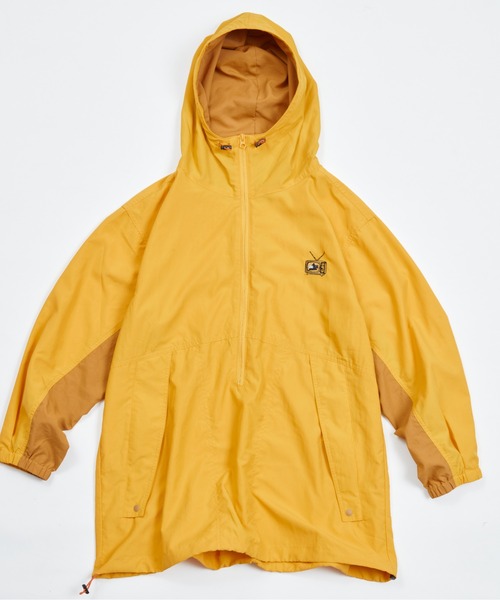 And A（アンドエー）の「AlexanderLeeChang アレキサンダーリーチャン / BIG ANORAK ハーフジップ 切り替えビッグアノラックパーカー オーバーサイズフーディー / AC032202（ナイロンジャケット・メンズ・パープル/ブラック/イエロー・2/3）」の9枚目の写真