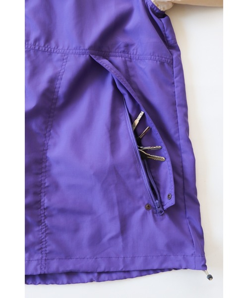 And A（アンドエー）の「AlexanderLeeChang アレキサンダーリーチャン / BIG ANORAK ハーフジップ 切り替えビッグアノラックパーカー オーバーサイズフーディー / AC032202（ナイロンジャケット・メンズ・パープル/ブラック/イエロー・2/3）」の13枚目の写真