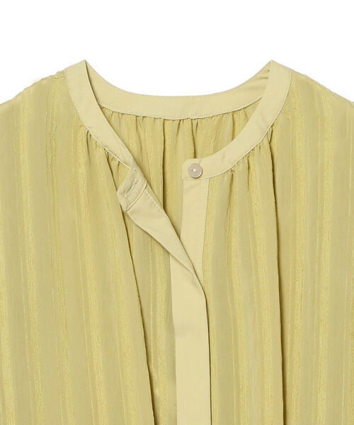 Ray BEAMS（レイビームス）の「Ray BEAMS / ストライプ サイド ギャザー ワンピース（ワンピース・レディース・ブラック/グリーン系その他2・ONE SIZE）」の16枚目の写真