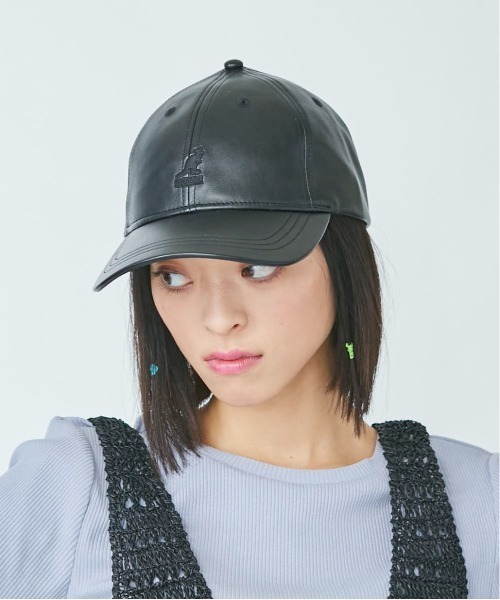 KANGOL（カンゴール）の「KANGOL SMU Faux Leather Baseball（キャップ