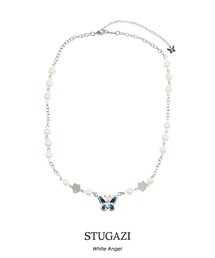STUGAZI | A'GEM/9 × .kom『STUGAZI/スガジ』White Angel Necklace/ホワイトエンジェルネックレス(ネックレス)