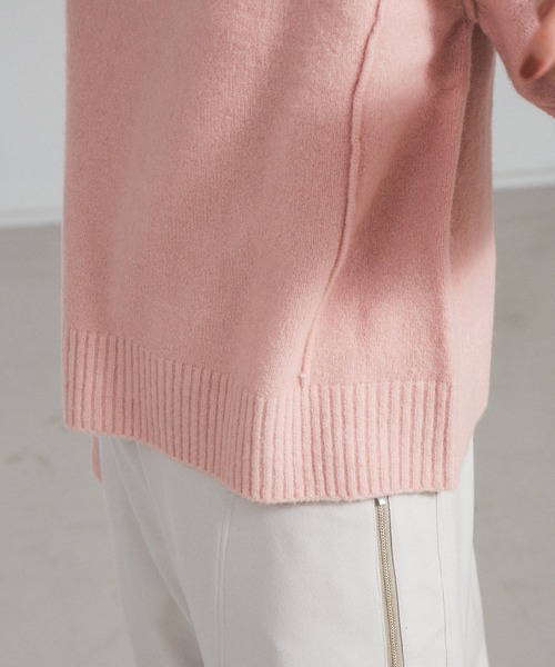 Abahouse Devinette（ドゥヴィネット）の「【Mylanka】ボトルネックニット（ニット/セーター・レディース・ピンク/モカ・フリー）」の13枚目の写真
