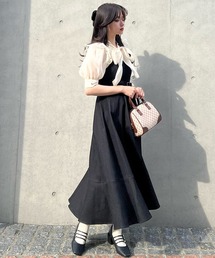 TITTY&CO. | 【titty&Co. Produced by POYO】フレアミディジャンスカ(ワンピース)