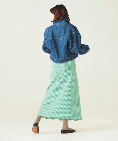 FREAK'S STORE（フリークスストア）の「SOMETHING × FREAK'S STORE/サムシング 別注DENIM JACKET/別注デニムジャケット（デニムジャケット・レディース・ブルー/ネイビー・ﾌﾘ-）」の4枚目の写真